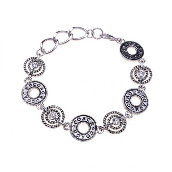 Coach Open Circles Silver Bracelets ALG | Women